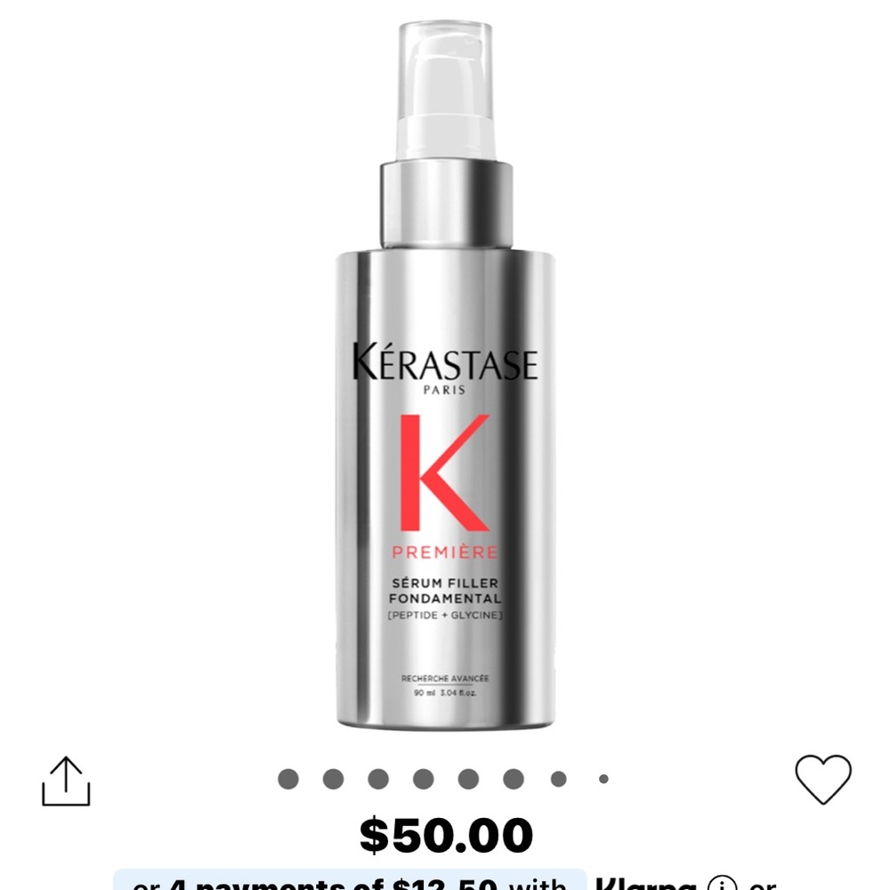 Kérastase Première Sérum Filler - Silver Bottle with Red Accents